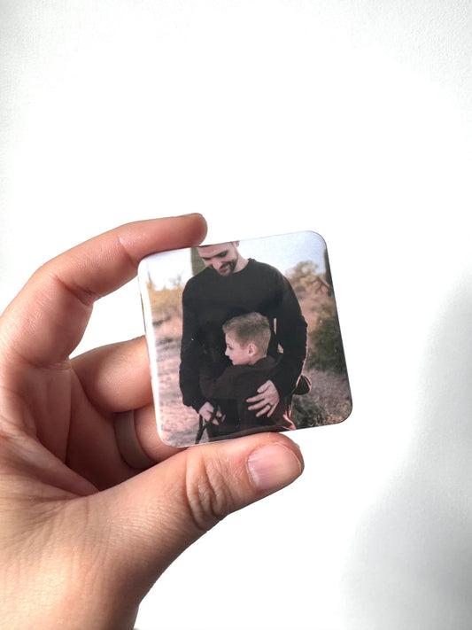 (9) 2"x2" Personalized Magnets with Rounded Corners